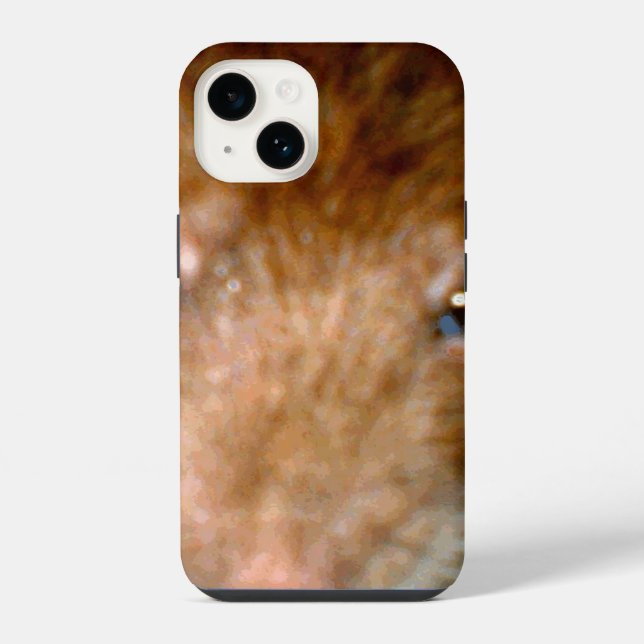 Cute Rat Face iPhone Case (Back)