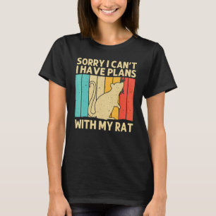 Cute Rat For Men Women Mouse Rat River Rat Pet Ro T-Shirt