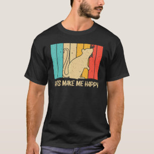 Cute Rat For Men Women Mouse Rat River Rat Pet Ro T-Shirt
