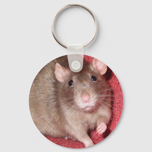 Cute Rat Key Ring (Front)