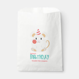 Cute Rat Kid's Birthday Party Favour Bags
