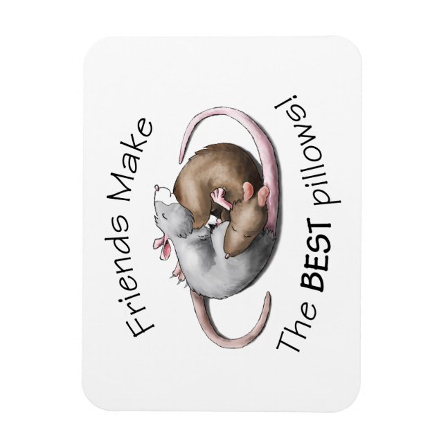 Cute Rat Magnet (Vertical)