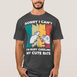 Cute Rat mom sayings for rat dad and rat lover T-Shirt
