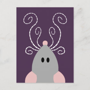 Cute Rat or Mouse Post Card