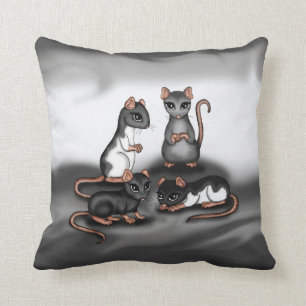 cute Rats pillow