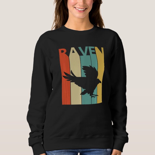 Cute Raven Animal Sweatshirt (Front)