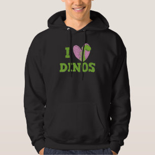 Cute Rawr I love Dinos I love Dinosaur lover boys  Hoodie