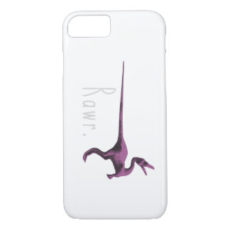 Cute Rawr Pink Dinosaur iPhone 8/7 Case