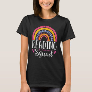Cute Reading Squad Reading Interventionist Teacher T-Shirt