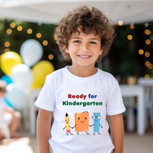Cute Ready for Kindergarten School Book T-Shirt