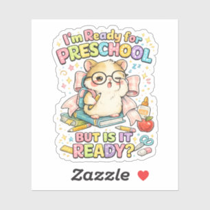 Cute Ready For Preschool But Is It Ready Hamster