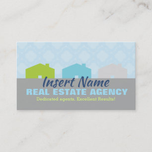 Cute Real Estate Agency Business Cards