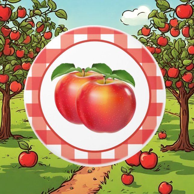 Cute red apple lovers kitchen decor ceramic knob (Creator Uploaded)