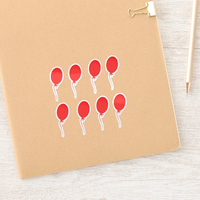 Cute Red Balloon (Notebook)