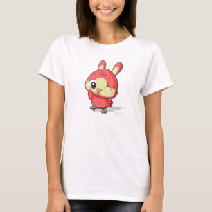 Cute Red Bird Tee Funny Cartoon Character T-shirt