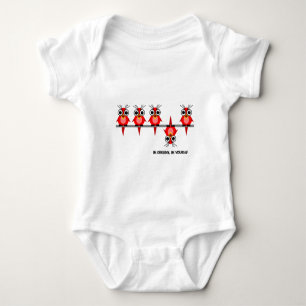 cute red birds baby bodysuit