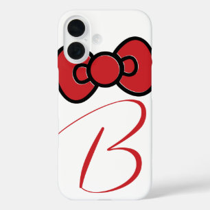 Cute Red Bow Whimsical  iPhone 16 Case