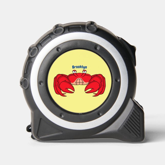 Cute red crab cartoon illustration 1 (Front)