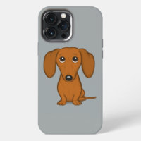 Cute Red Dachshund | Funny Cartoon Wiener Dog
