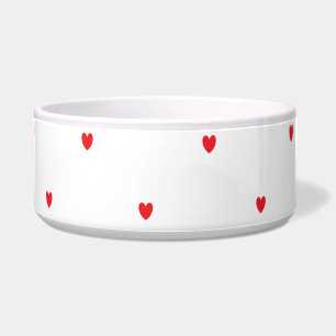 Cute Red Doodle Hearts White Classy Elegant Cool