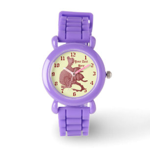 cute red dragon mythical fantasy creature watch