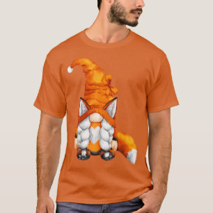 Cute Red Fo Gnome Grandma For Forester & Animal Lo T-Shirt