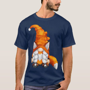 Cute Red Fo Gnome Mom For Fo LoverFunny Gnomie Gir T-Shirt