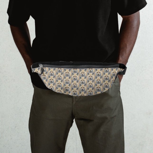 Cute Red Fox Pattern Bum Bags (In Situ)