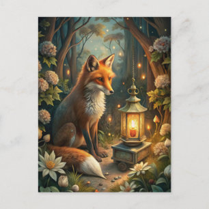 Cute Red Fox Postcard