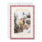 Cute Red Gingham Plaid Portrait Photo Christmas