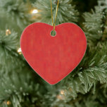 Cute red heart abstract pattern romantic Christmas Ceramic Tree Decoration<br><div class="desc">Cute red heart abstract modern pattern minimalist romantic Ceramic Ornament.
Great Valentine’s Day,  anniversary,  boyfriend,  girlfriend,  friends,  Christmas keepsake gift.
Check the rest of the collection for matching coordinating items.</div>