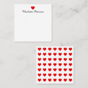 Cute Red Heart  Card