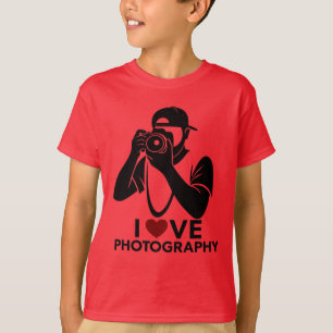 Cute Red Heart Love Design Kids’ Basic T-Shirt