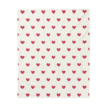 Cute Red Hearts Pattern