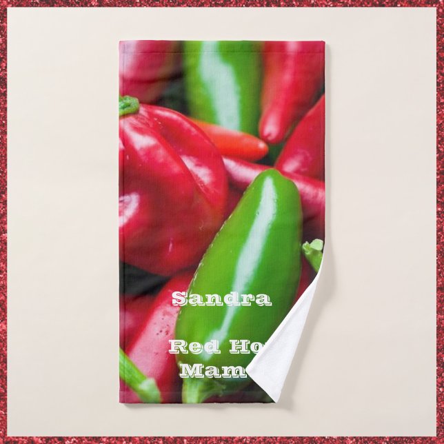 Cute Red Hot Mama  Bath Towel Set (Creator Uploaded)