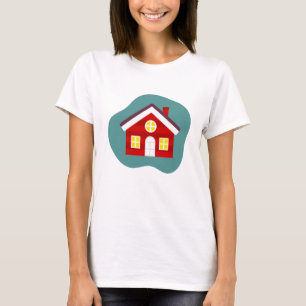 Cute red house T-Shirt