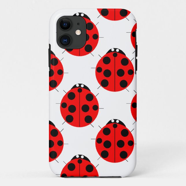 Cute Red Ladybug Designer iPhone 5 Case Gift (Back)
