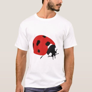 Cute Red Ladybug Illustration  T-Shirt
