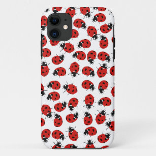 Cute Red Ladybug Pattern Case-Mate iPhone Case