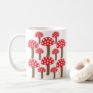 Cute Red Mushroom  Coffee Mug