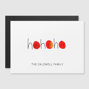 Cute Red Noses Ho Ho Ho Christmas Greetings