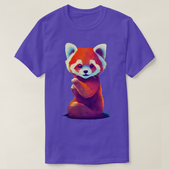 Cute Red Panda 14 T-Shirt (Design Front)