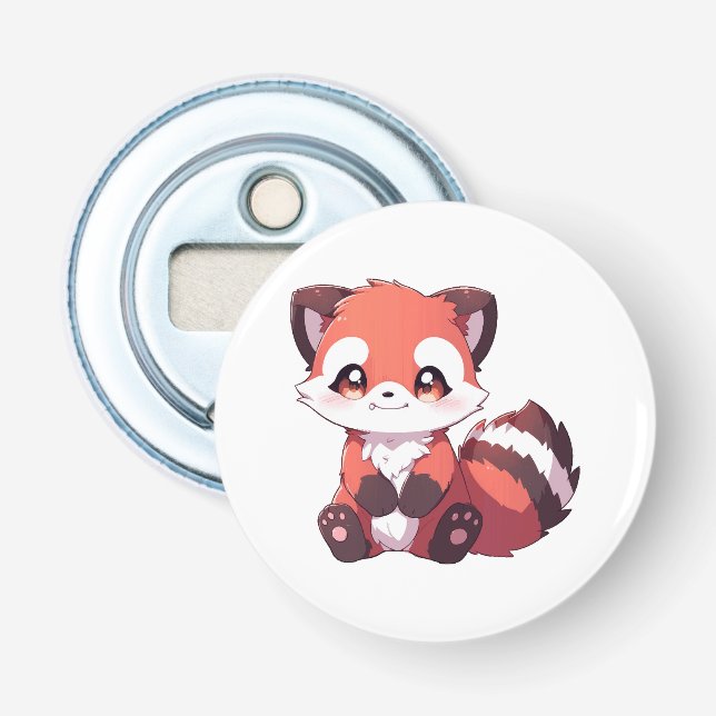  cute red panda bottle opener (Front)