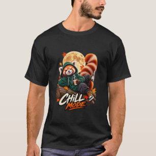 Cute Red Panda Chill Mode T-Shirt