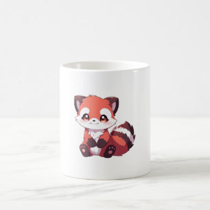 cute red panda coffee mug
