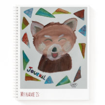 Cute Red Panda Journal