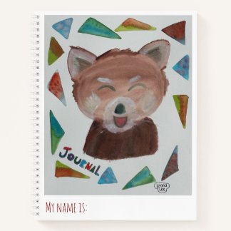 Cute Red Panda Journal