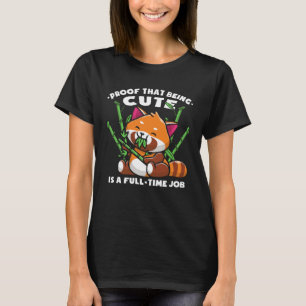 Cute Red Panda Kids T-Shirt