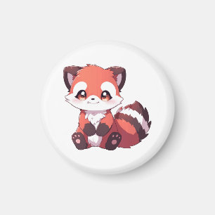  cute red panda magnet