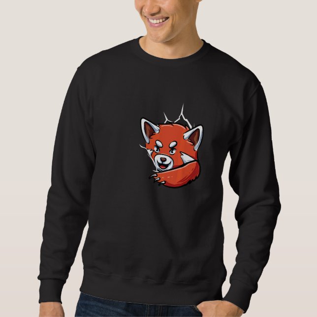 Cute Red Panda Red Panda Sweatshirt (Front)